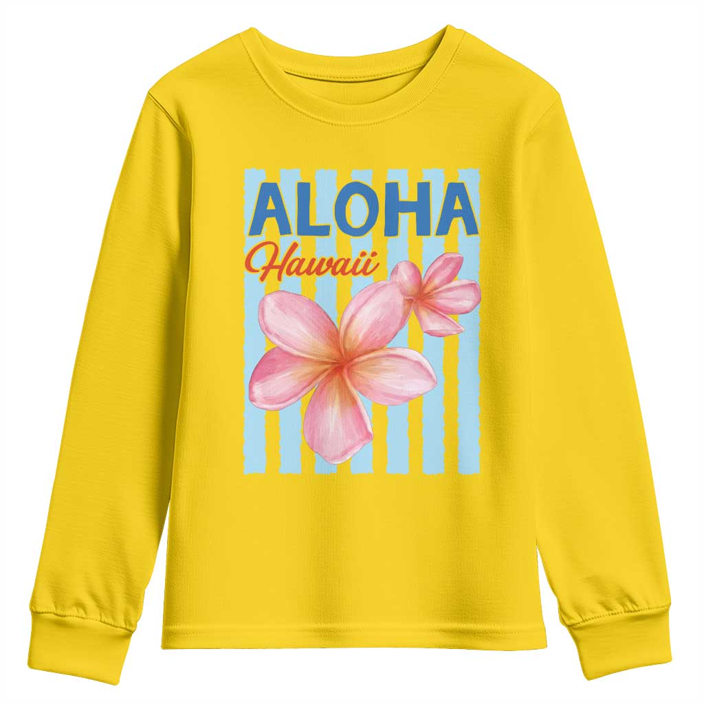 Aloha Hawaii Youth Sweatshirt Hibiscus Flower Tropical Beach Vacation TS14 Daisy Print Your Wear