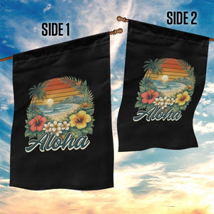 Aloha Hawaii Summer Garden Flag Vintage Tropical Beach Graphic TS14 Print Your Wear
