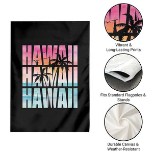 Hawaii Summer Vacation Garden Flag Vintage Tropical Beach Graphic TS14 Print Your Wear