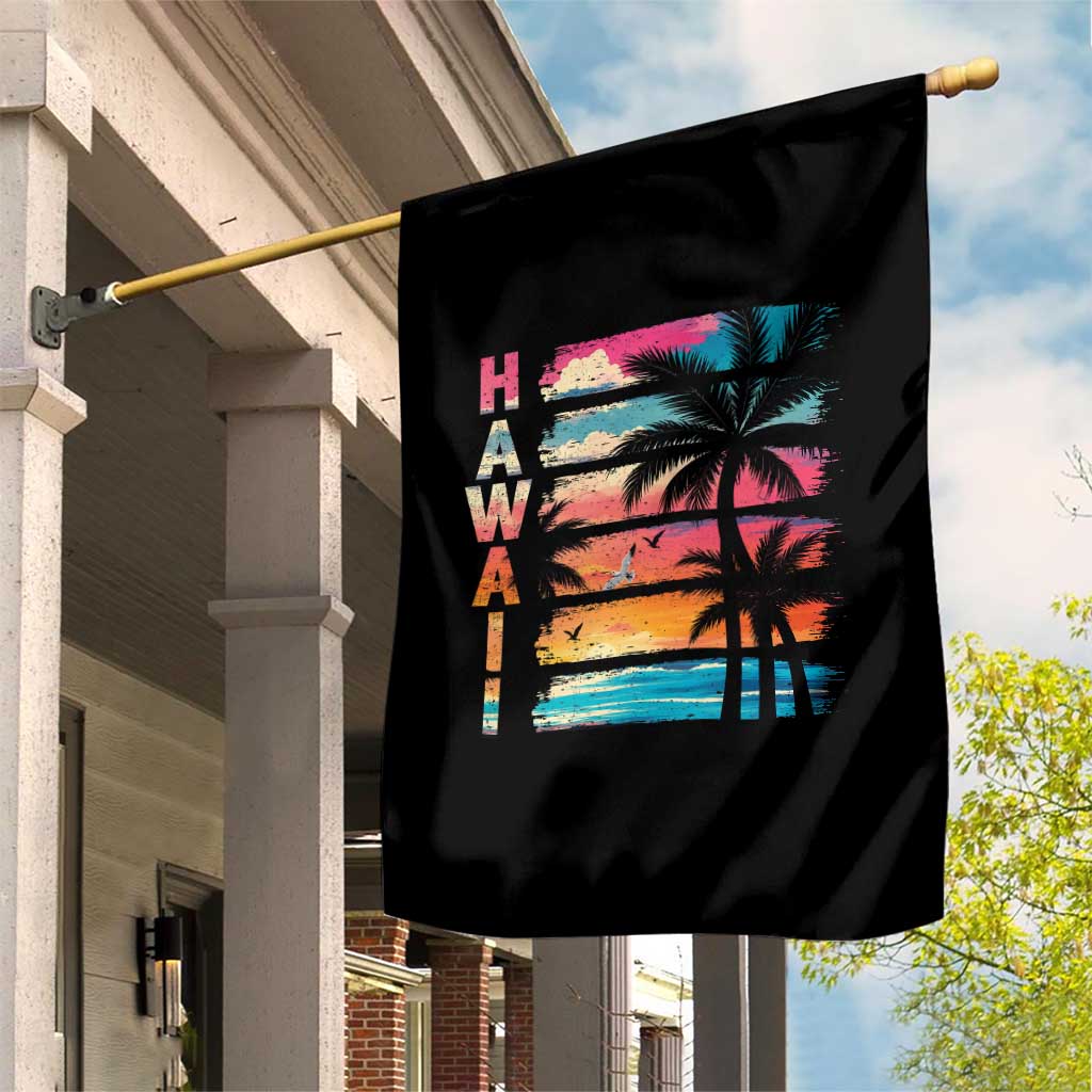 Vintage Hawaii Tropical Beach Vacation Garden Flag TS14 Print Your Wear