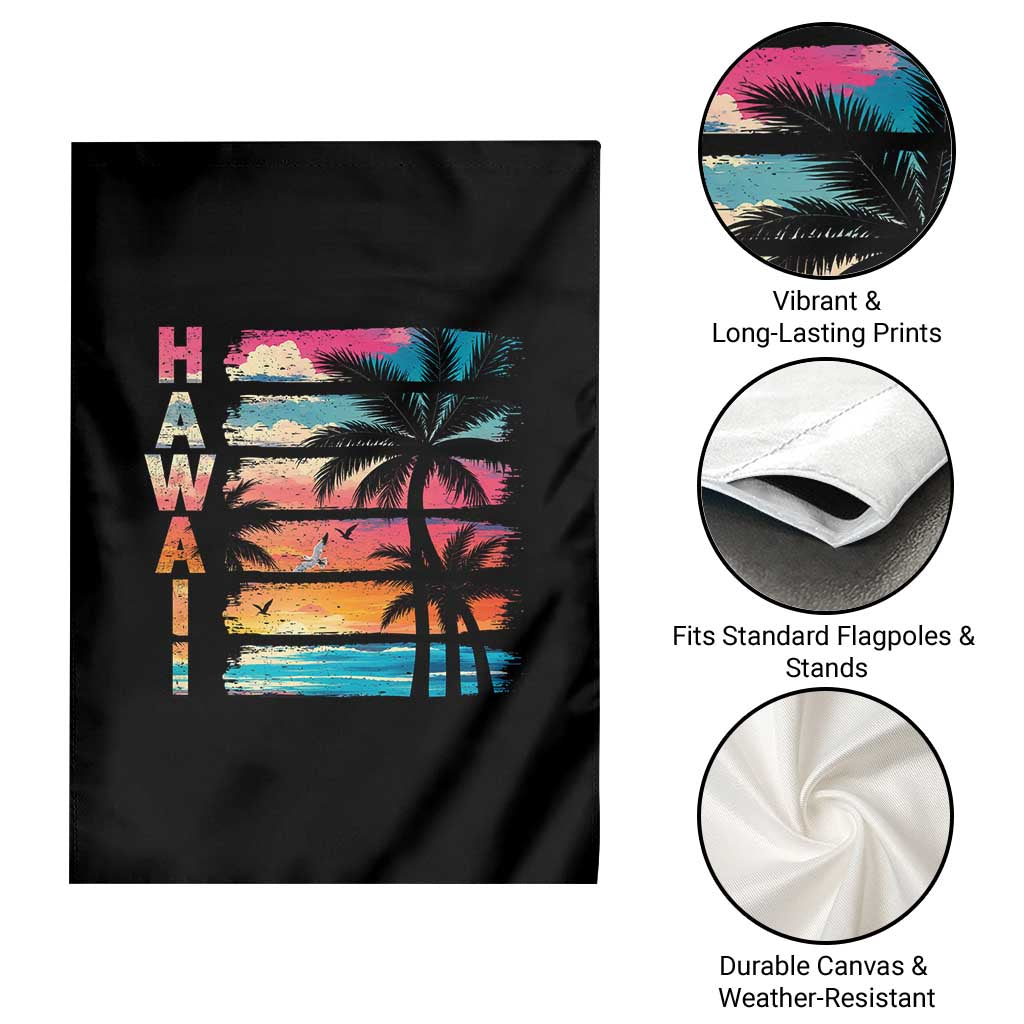 Vintage Hawaii Tropical Beach Vacation Garden Flag TS14 Print Your Wear