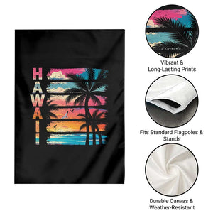 Vintage Hawaii Tropical Beach Vacation Garden Flag TS14 Print Your Wear
