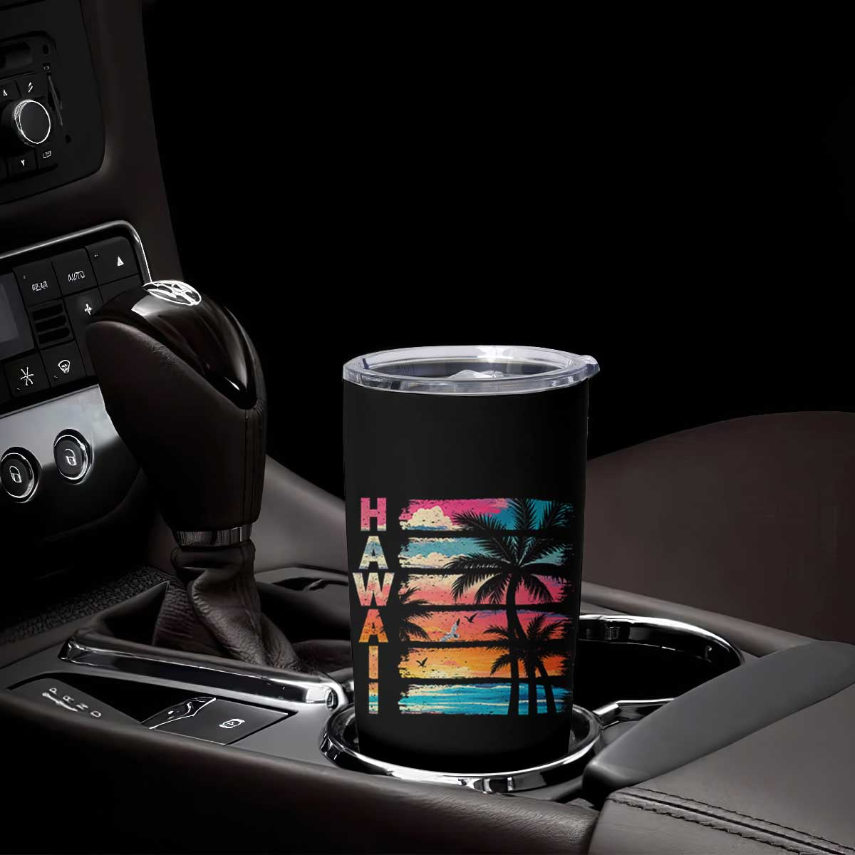 Vintage Hawaii Tropical Beach Vacation Tumbler Cup TS14 Print Your Wear