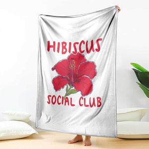 Hibiscus Flower Throw Blanket Aloha Hawaii Tropical Beach Vacation TS14 Print Your Wear