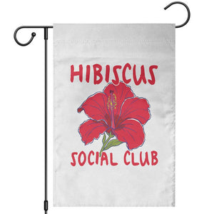 Hibiscus Flower Garden Flag Aloha Hawaii Tropical Beach Vacation TS14 White Print Your Wear