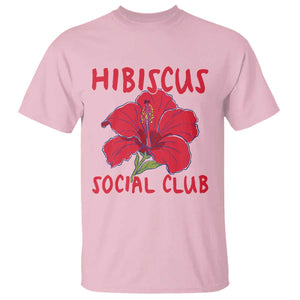 Hibiscus Flower T Shirt Aloha Hawaii Tropical Beach Vacation TS14 Light Pink Print Your Wear