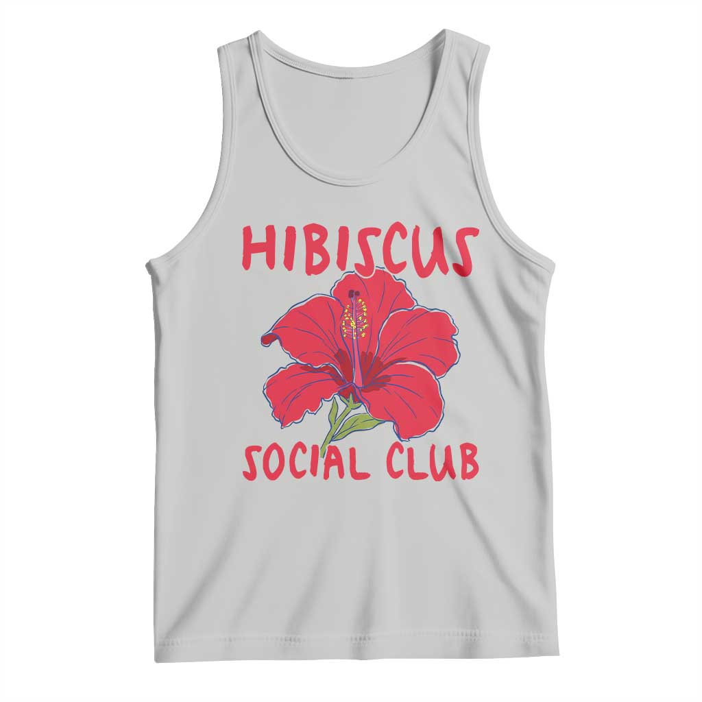 Hibiscus Flower Tank Top Aloha Hawaii Tropical Beach Vacation TS14 Ash Print Your Wear