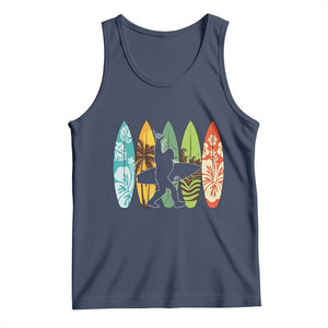 Funny Bigfoot Aloha Hawaiian Surfing Tropical Beach Surfer Tank Top TS14 Navy Print Your Wear