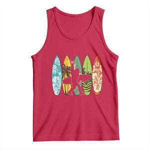 Funny Bigfoot Aloha Hawaiian Surfing Tropical Beach Surfer Tank Top TS14 Red Print Your Wear