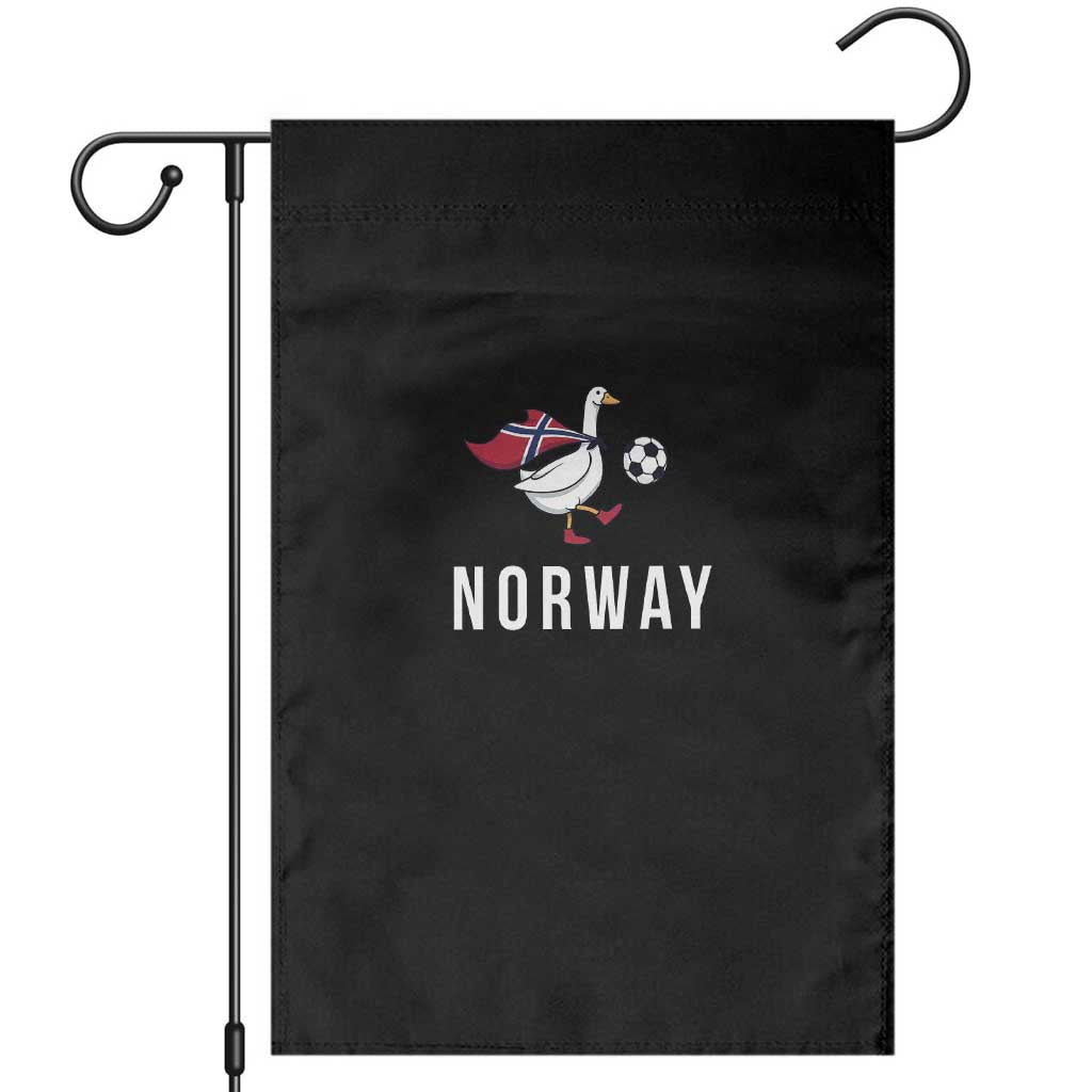 Norway Football Garden Flag Silly Goose Soccer Fan Support TS14 Black Print Your Wear