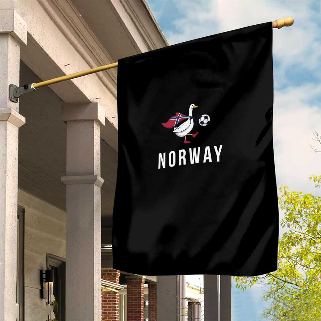 Norway Football Garden Flag Silly Goose Soccer Fan Support TS14 Print Your Wear