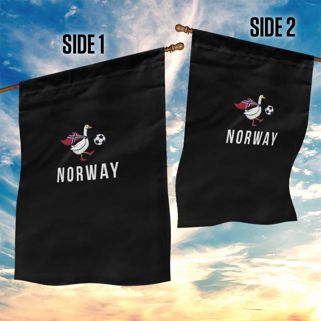 Norway Football Garden Flag Silly Goose Soccer Fan Support TS14 Print Your Wear