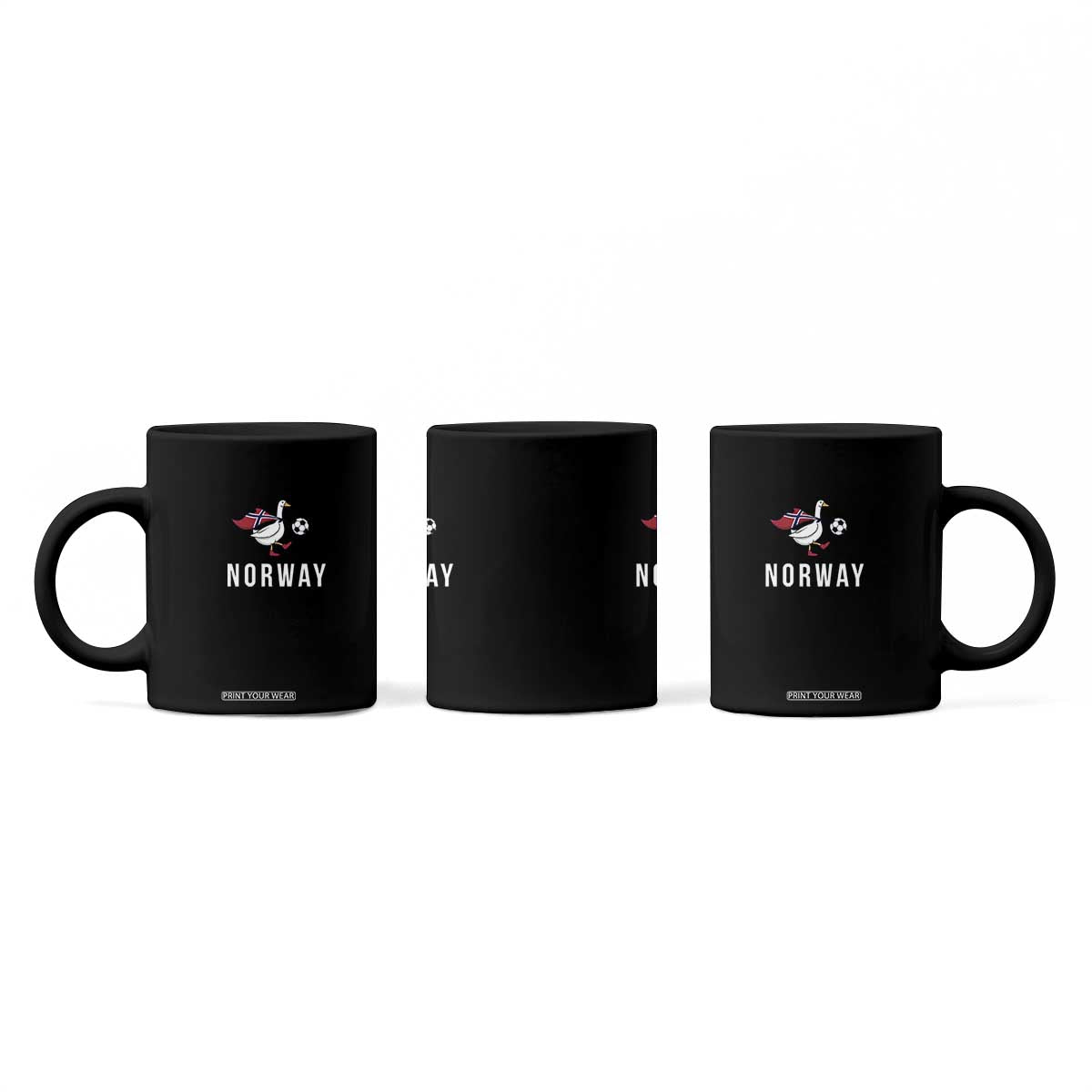 Norway Football Coffee Mug Silly Goose Soccer Fan Support TS14 Print Your Wear