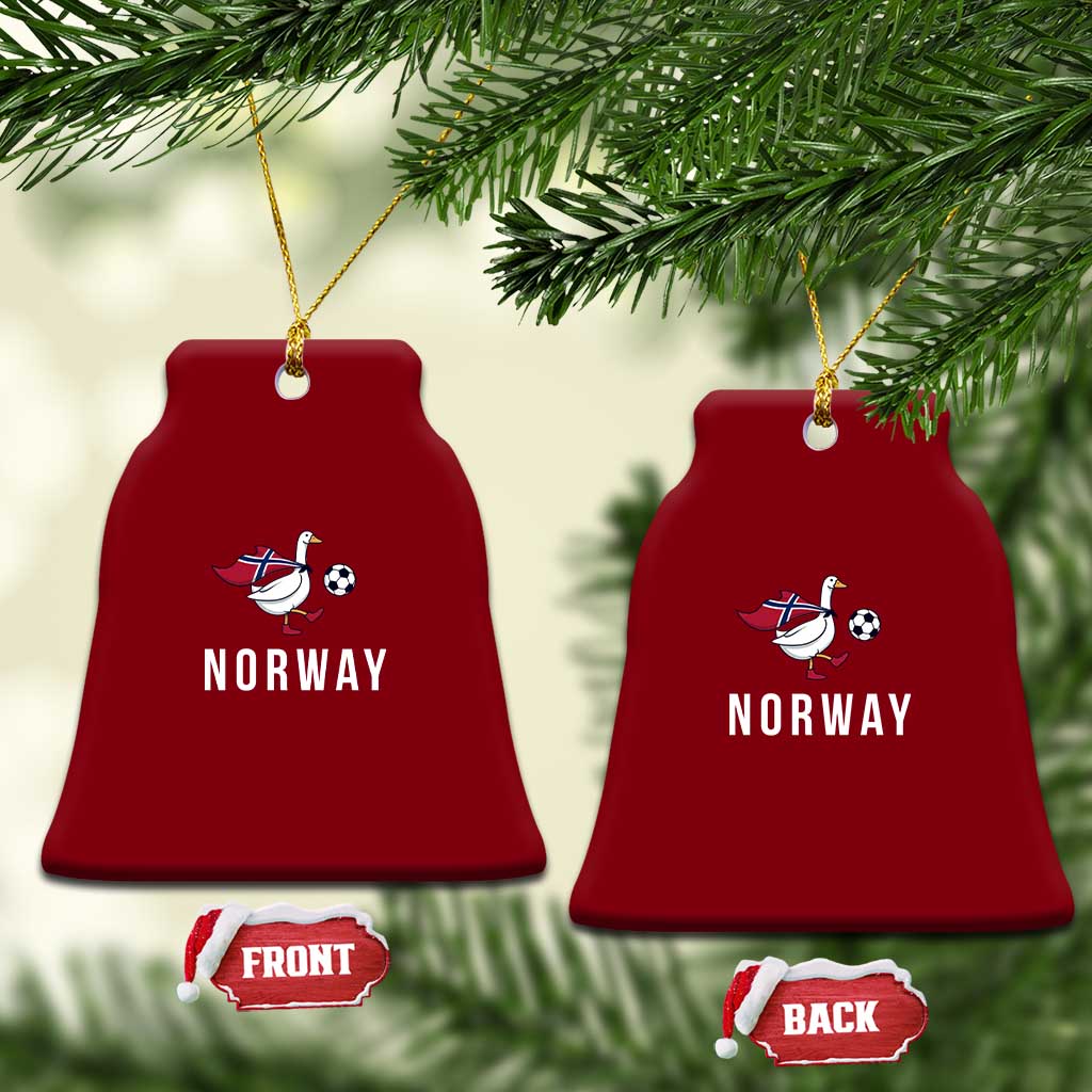 Norway Football Ceramic Ornament Silly Goose Soccer Fan Support TS14 Print Your Wear