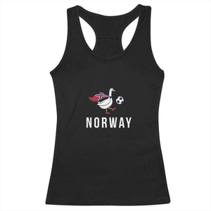 Norway Football Racerback Tank Top Silly Goose Soccer Fan Support TS14 Black Print Your Wear