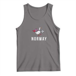 Norway Football Tank Top Silly Goose Soccer Fan Support TS14 Deep Heather Print Your Wear