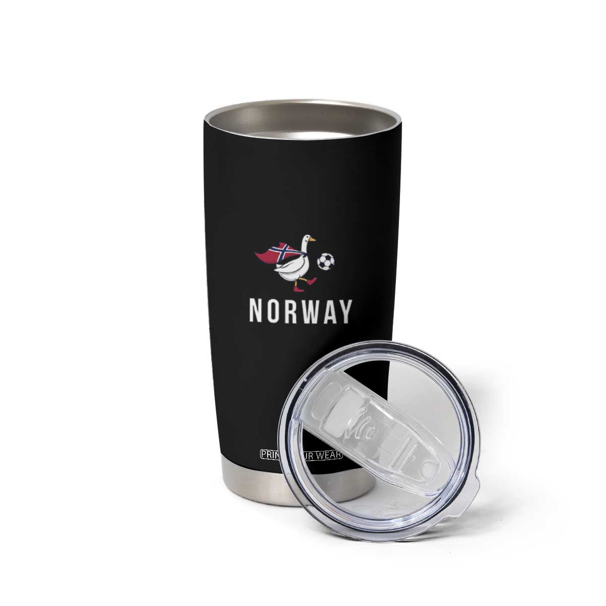 Norway Football Tumbler Cup Silly Goose Soccer Fan Support TS14 Print Your Wear