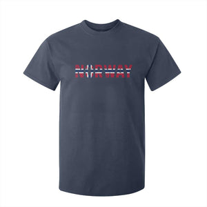 Norge Norway Norwegian Flag T Shirt For Kid TS14 Navy Print Your Wear