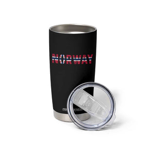 Norge Norway Norwegian Flag Tumbler Cup TS14 Print Your Wear