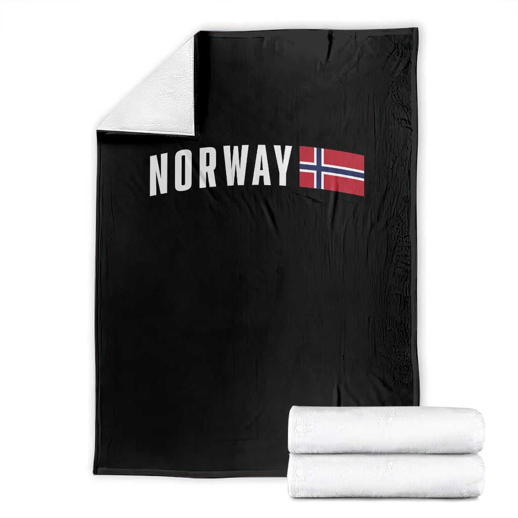 Norwegian Pride Flag Norway Great Gift Throw Blanket TS14 Black Print Your Wear