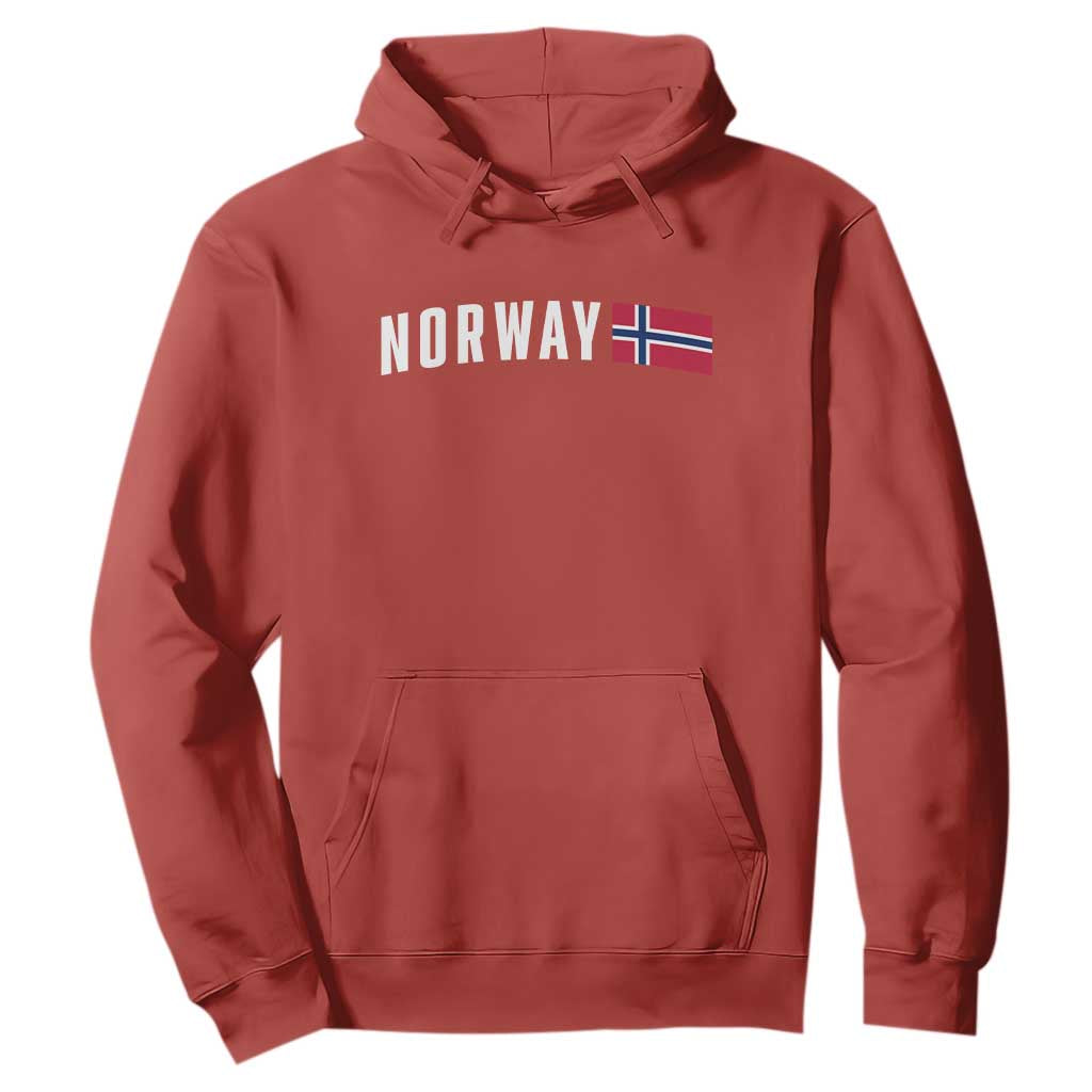 Norwegian Pride Flag Norway Great Gift Hoodie TS14 Red Print Your Wear