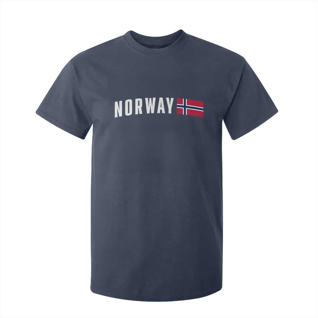 Norwegian Pride Flag Norway Great Gift T Shirt For Kid TS14 Navy Print Your Wear