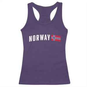 Norwegian Pride Flag Norway Great Gift Racerback Tank Top TS14 Purple Print Your Wear