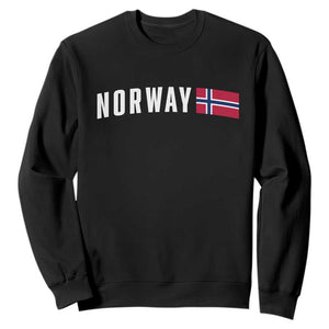 Norwegian Pride Flag Norway Great Gift Sweatshirt TS14 Black Print Your Wear