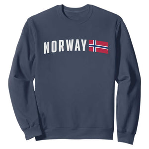 Norwegian Pride Flag Norway Great Gift Sweatshirt TS14 Navy Print Your Wear