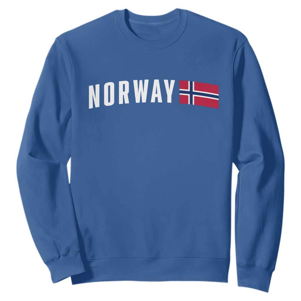 Norwegian Pride Flag Norway Great Gift Sweatshirt TS14 Royal Blue Print Your Wear