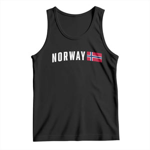 Norwegian Pride Flag Norway Great Gift Tank Top TS14 Black Print Your Wear
