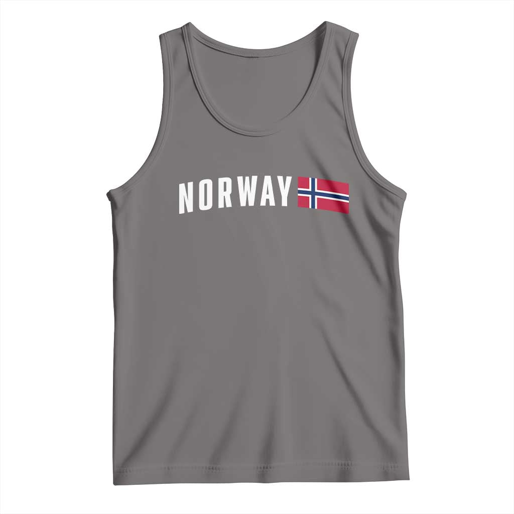 Norwegian Pride Flag Norway Great Gift Tank Top TS14 Deep Heather Print Your Wear