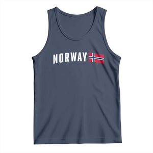 Norwegian Pride Flag Norway Great Gift Tank Top TS14 Navy Print Your Wear