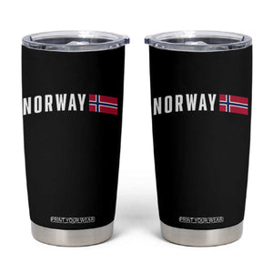 Norwegian Pride Flag Norway Great Gift Tumbler Cup TS14 Black Print Your Wear