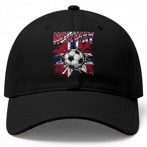 Norway Soccer Fan Baseball Cap Norwegian Football Supporter Fan Gift TS14 Print Your Wear