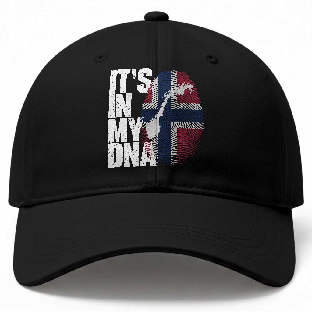 It's in My DNA Baseball Cap Norwegian Norway Map Flag Pride TS14 Print Your Wear