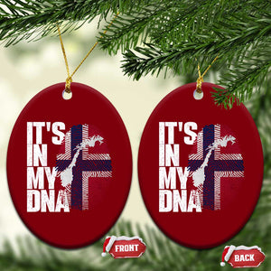 It's in My DNA Ceramic Ornament Norwegian Norway Map Flag Pride TS14 Print Your Wear