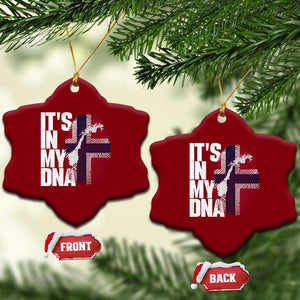 It's in My DNA Ceramic Ornament Norwegian Norway Map Flag Pride TS14 Print Your Wear