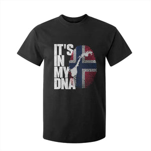 It's in My DNA T Shirt For Kid Norwegian Norway Map Flag Pride TS14 Black Print Your Wear