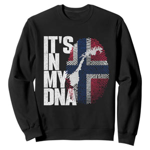 It's in My DNA Sweatshirt Norwegian Norway Map Flag Pride TS14 Black Print Your Wear