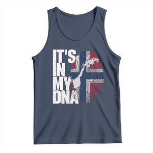 It's in My DNA Tank Top Norwegian Norway Map Flag Pride TS14 Navy Print Your Wear
