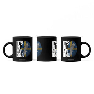 It's in My DNA Coffee Mug Sweden Sverige Swedish Map Flag TS14 Print Your Wear