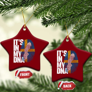 It's in My DNA Ceramic Ornament Sweden Sverige Swedish Map Flag TS14 Print Your Wear