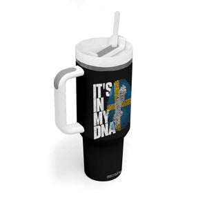 It's in My DNA Tumbler With Handle Sweden Sverige Swedish Map Flag TS14 Print Your Wear