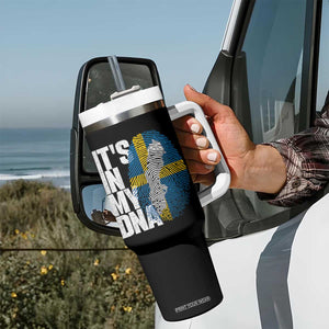 It's in My DNA Tumbler With Handle Sweden Sverige Swedish Map Flag TS14 Print Your Wear