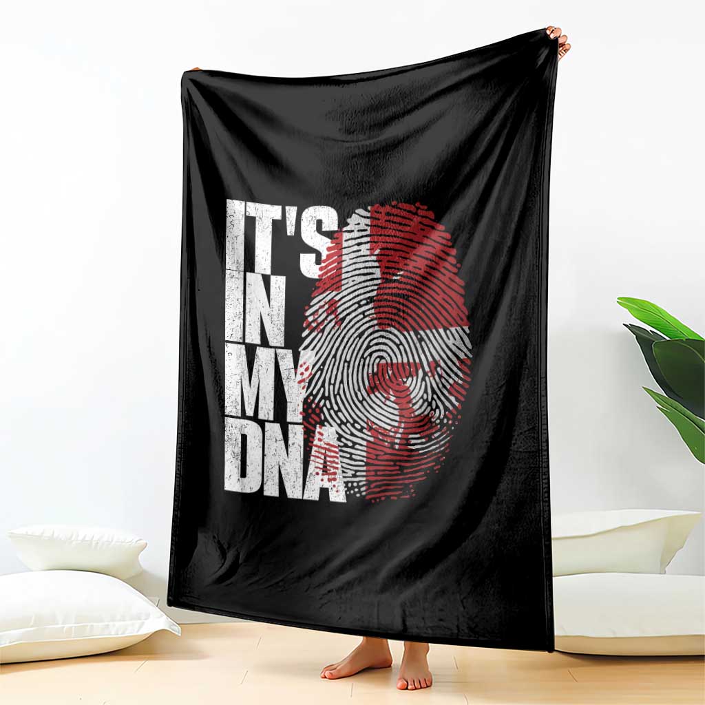 It's in My DNA Throw Blanket Denmark Map Flag Danish Gift TS14 Print Your Wear