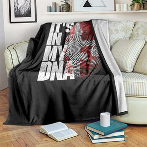 It's in My DNA Throw Blanket Denmark Map Flag Danish Gift TS14 Print Your Wear