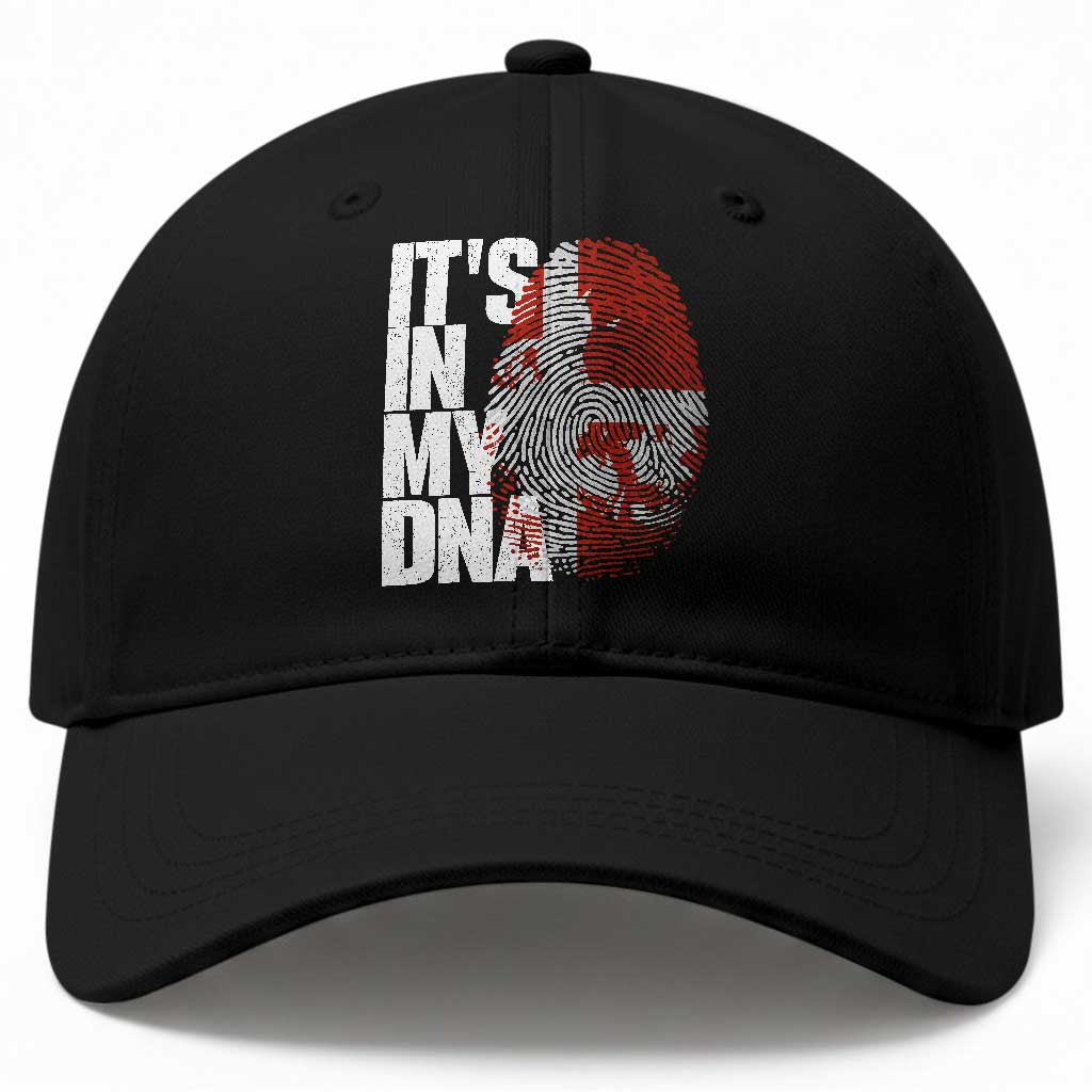 It's in My DNA Baseball Cap Denmark Map Flag Danish Gift TS14 Print Your Wear