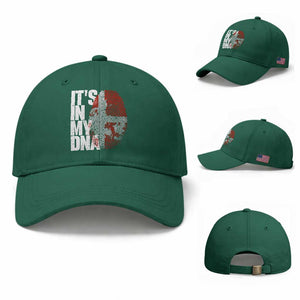It's in My DNA Baseball Cap Denmark Map Flag Danish Gift TS14 Baseball Cap Universal Fit Irish Green Print Your Wear