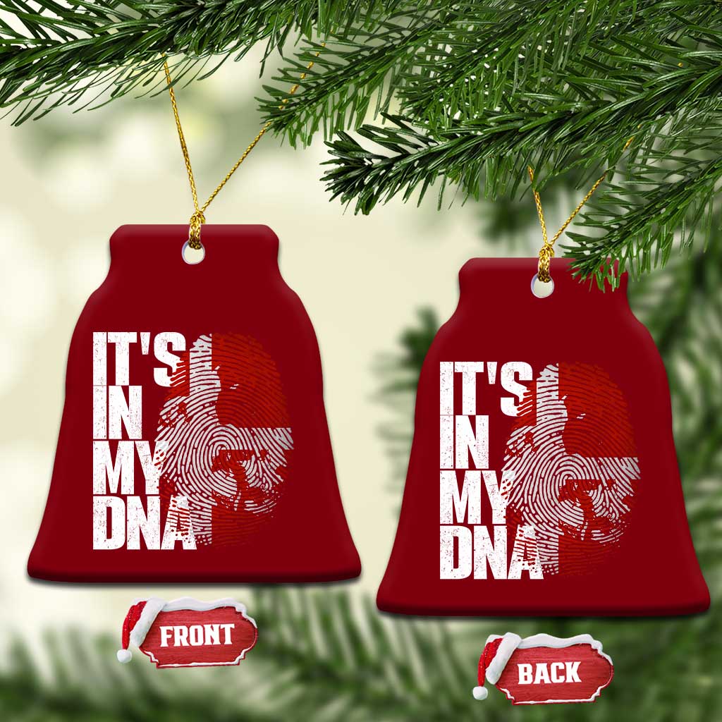 It's in My DNA Ceramic Ornament Denmark Map Flag Danish Gift TS14 Print Your Wear